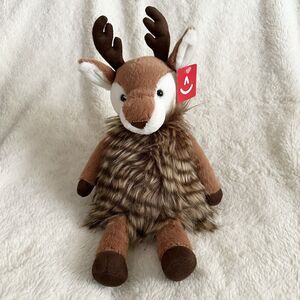 NWT Aurora World Fancifur Brown Deer 12” Plush Stuffed Animal Toy